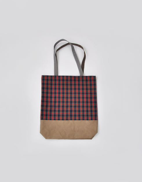 パッチワークシャツトート